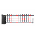Custom Heavy Duty Barricade Airborne Automatic Boom Barrier Gate With Stronger Fence Arm