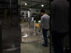 অ্যাক্সেস কন্ট্রোল পথচারী স্বয়ংক্রিয় সিলিন্ডার সুইং গেট বাধা