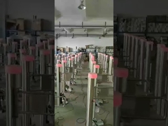 কোমর-উঁচু ৩০৪ স্টেইনলেস স্টিল পথচারী সুইং গেট