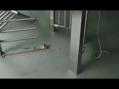 প্রবেশ করুন এবং প্রস্থান করুন স্বয়ংক্রিয় বৃত্তাকার স্তম্ভ ইলেকট্রনিক পথচারী সুইং গেটস ব্যারিয়ার