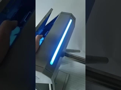 মারকুইন ডাইনামিক এলইডি লাইট সেমি অটোমেটিক সোলেনয়েড আরএফআইডি রিডার ড্রপ আর্ম ট্রাইপড টার্নস্টাইল