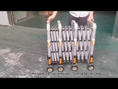 কারখানা সরবরাহ ভিড় নিয়ন্ত্রণ প্রসারিত ম্যানুয়াল ধাক্কা এবং টান বেড়া বাধা গেট