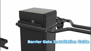 DZ-2307 বাধা আর্ম ইনস্টলেশন ভিডিও