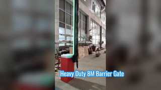 পার্কিং এবং ট্রাফিক নিয়ন্ত্রণের জন্য হেভি ডিউটি ​​8M ফেন্স আর্ম ডিসি ব্রাশলেস মোটর বুম ব্যারিয়ার গেট