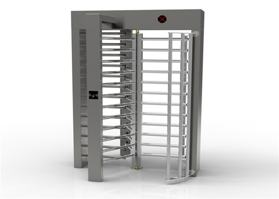 316SS পথচারী LED দিকনির্দেশনা সূচক সঙ্গে আবর্তিত ফুল উচ্চতা টার্নস্টাইল
