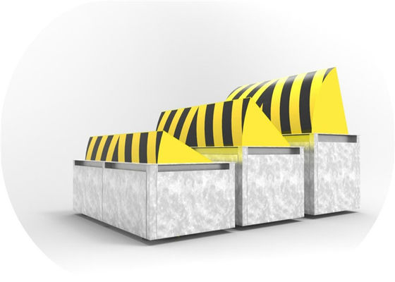 সন্ত্রাস-বিরোধী নিরাপত্তার জন্য এলইডি লাইট সহ ফুল অটোমেটিক ৮০টি লোডিং এ৩ স্টিল হাইড্রোলিক রোড ব্লকার