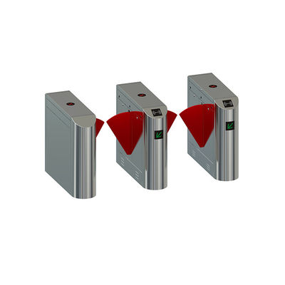 পথচারীদের প্রবেশ প্রস্থান ফ্ল্যাপ ব্যারিয়ার গেট RFID ফিঙ্গারপ্রিন্ট বায়োমেট্রিক অ্যাক্সেস কন্ট্রোল