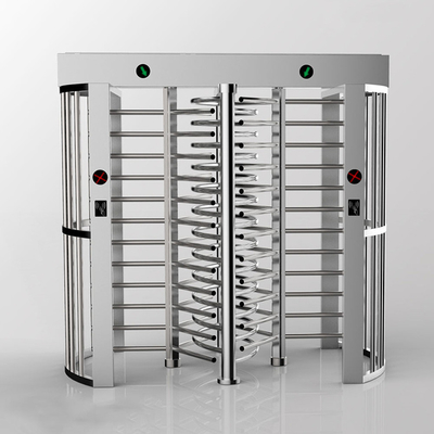 উচ্চ নিরাপত্তা পূর্ণ উচ্চতা Turnstile পথচারী অ্যাক্সেস কন্ট্রোল গরম ডুব Galvanized ইস্পাত