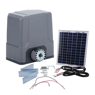 SL800DC স্লাইডিং গেট ওপেনার 24V ডিসি মোটর সৌর প্যানেল চার্জ ব্যাকআপ ব্যাটারি রিমোট কন্ট্রোল