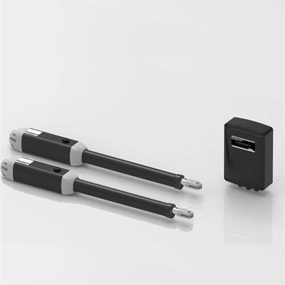 কমপ্যাক্ট কাঠামো সুইং গেট অপারেটর মসৃণ অপারেশন এবং কম গোলমাল দূরবর্তী নিয়ন্ত্রণের জন্য অন্তর্ভুক্ত সর্বোচ্চ দরজা ওজন 400 কেজি