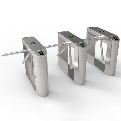 SS304 এন্ট্রান্স ব্যারিয়ার গেট ট্রাইপড টার্নস্টাইল গেট IP54 নিরাপত্তা অ্যাক্সেস কন্ট্রোল