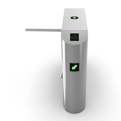 SS304 ট্রাইপড টার্নস্টাইল গেট ফিঙ্গারপ্রিন্ট সোলেনয়েড ড্রাইভ 1.2 মিমি পুরুত্ব