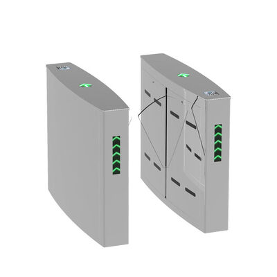 আরএফআইডি ড্রপ আর্ম টার্নস্টাইল, পিইউ ফোম ফ্ল্যাপ সহ দ্বি-দিকনির্দেশক প্রবেশাধিকার এবং IP44 সুরক্ষা