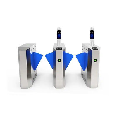 304 স্টেইনলেস স্টীল 1.5 মিমি বেধ এবং অ্যাক্সেস কন্ট্রোলের জন্য ইনফ্রারেড ফটোসেল সহ retractable ফ্ল্যাপ গেট বাধা