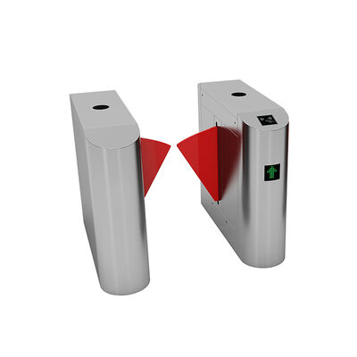 304 স্টেইনলেস স্টীল ফ্ল্যাপ বাধা গেট অ্যাক্সেস কন্ট্রোলের জন্য ডিসি 24 ভি পাওয়ার এবং ইনফ্রারেড ফটোসেল সহ