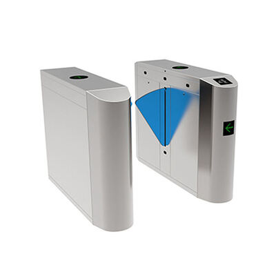 ফিটনেস সেন্টারের জন্য সিই সার্টিফিকেটেড RFID কার্ড রিডার দ্বিমুখী ফ্ল্যাপ ব্যারিয়ার গেট