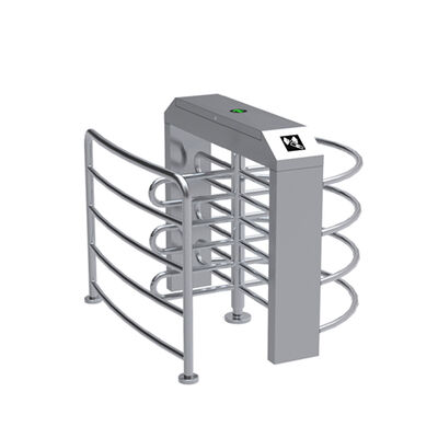 হাইড্রোলিক বাফার এবং প্রতি মিনিটে ২৫ থেকে ৩০ জন ব্যক্তির প্রবাহের হার সহ ৩১৬ স্টেইনলেস স্টিলের অর্ধ-উচ্চতার টার্নস্টাইল