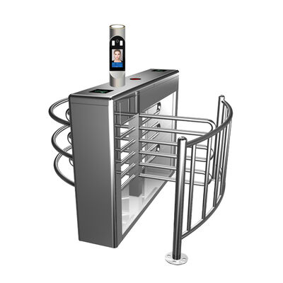 30 জন / মিনিট অর্ধ উচ্চতা টার্নস্টাইল 0.2S প্রতিক্রিয়া সময় এবং অ্যাক্সেস নিয়ন্ত্রণের জন্য 304 বা 316 স্টেইনলেস স্টীল নির্মাণ