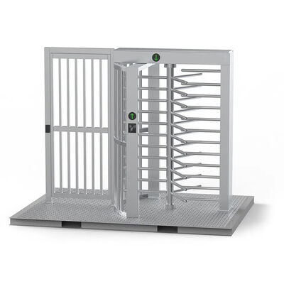 অ্যাক্সেস কন্ট্রোলের জন্য QR স্ক্যানার সহ 40W বিদ্যুৎ খরচ এবং 600 মিমি বাহুর দৈর্ঘ্যের সম্পূর্ণ উচ্চতার টার্নস্টাইল