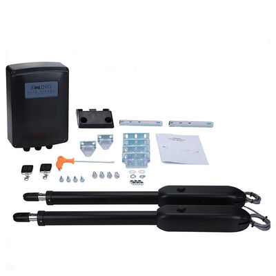 স্বয়ংক্রিয় সুইং গেট অপারেশনের জন্য 60W মোটর পাওয়ার এবং রিমোট কন্ট্রোল সহ 400KG সিঙ্গেল লিফ সুইং গেট ওপেনার