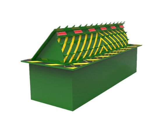 3.7 কিলোওয়াট পাওয়ার 80 টন লোডিং এলইডি লাইট সতর্কীকরণ হাইড্রোলিক রোড ব্লকার নিরাপত্তা ব্যারিয়ার