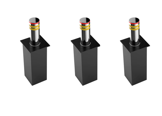 ট্রাফিক সেফটি স্বয়ংক্রিয় সঙ্কোচনীয় Bollards 304/316 এসএস 6mm সঙ্গে জেটিতে দড়ি বাঁধার খোঁটা - 10mm বেধ