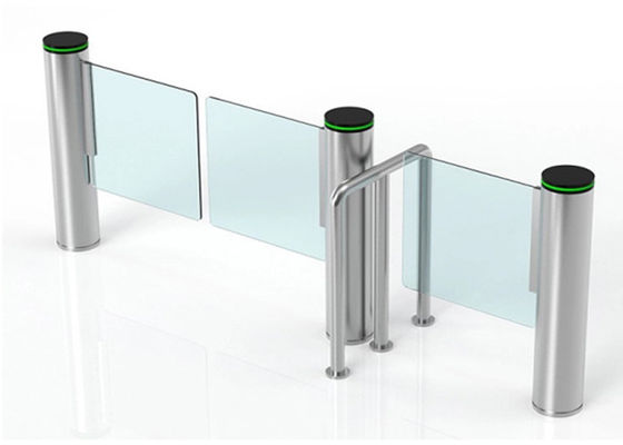 168 মিমি ব্যাসযুক্ত পথচারী সুইং গেট, ডিসি ব্রাশলেস মোটর এবং স্ব-বন্ধ করার বৈশিষ্ট্য সহ