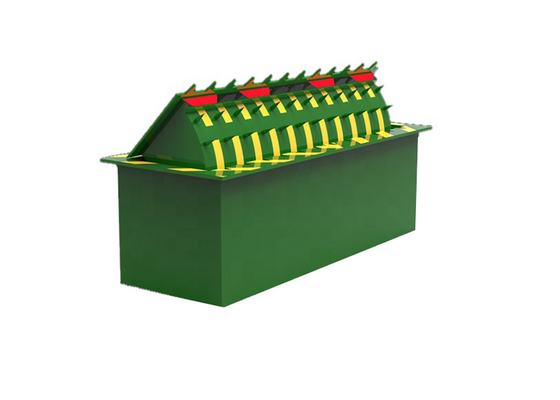 ইস্পাত 6 মি দৈর্ঘ্য 3.7KW 80T হাইড্রোলিক রোড বাধা লোড হচ্ছে