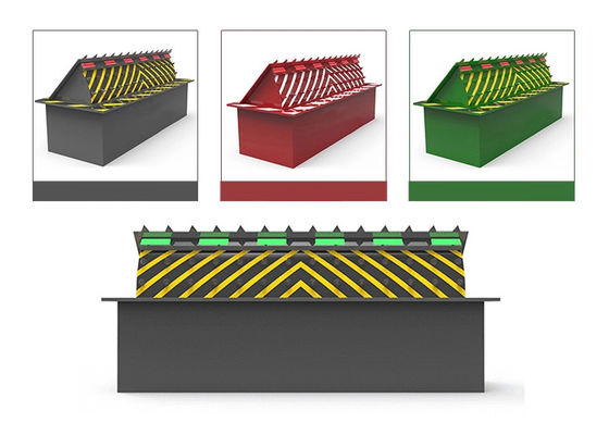 উচ্চ নিরাপত্তা যানবাহন ট্র্যাফিক নিয়ন্ত্রণের জন্য 3.7KW IP68 RS485 জলবাহী রোড ব্লকার
