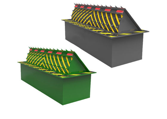 3.75KW 80T লোডিং 3s উচ্চ নিরাপত্তা ট্রাফিক নিয়ন্ত্রণের জন্য রাইজিং হাইড্রোলিক রোড ব্লকার