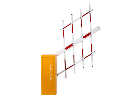 আইপি 44 1400 আরপিএম 140W 6 মি আর্ম 24 ভিডিসি অটো ব্যারিয়ার গেট সিস্টেম