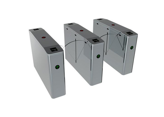 RS485 120W এসএস 304 কোমর হাই ফ্ল্যাপ টার্নস্টাইল স্কুলের জন্য
