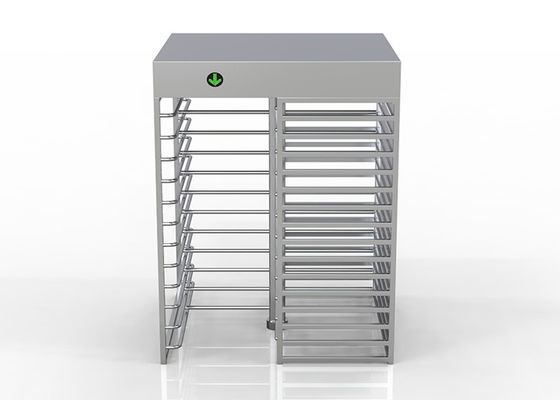 উচ্চ নিরাপত্তা অ্যাক্সেস কন্ট্রোলের জন্য SUS304 স্টেইনলেস স্টিলের সাথে পূর্ণ উচ্চতা টার্নস্টাইল পরিমাপ মুখের স্বীকৃতি তাপমাত্রা