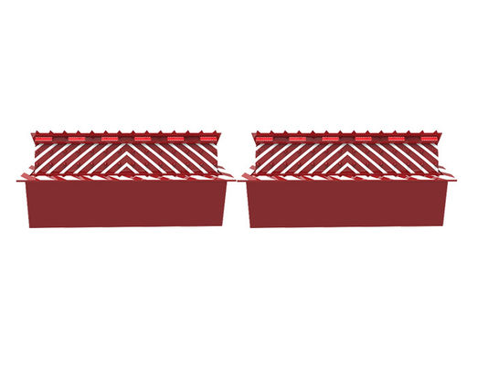 120 টন পাসিং চাপ হাইড্রোলিক রোড ব্লকার 50-100 মিটার রিমোট কন্ট্রোল এবং 16 মিমি শীর্ষ প্লেট বেধ সহ সন্ত্রাসবাদ বিরোধী রোড বাধা