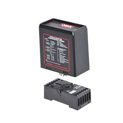 পার্কিং এবং অ্যাক্সেস কন্ট্রোলের জন্য AC220V 170kHz ডাবল চ্যানেল যানবাহন লুপ ডিটেক্টর