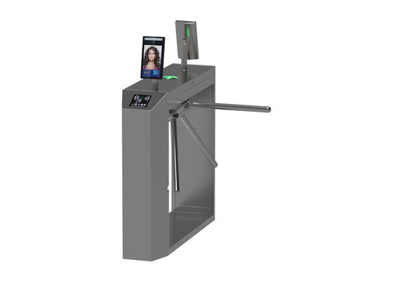 SS304 স্টেইনলেস স্টিল দ্বি-দিকনির্দেশক ট্রাইপড টার্নস্টাইল গেট, পথচারী নিয়ন্ত্রণের জন্য ৫৫0 মিমি প্রস্থ