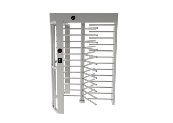 120° রটার পূর্ণ উচ্চতা Turnstile 600mm প্রস্থ এবং স্টেইনলেস স্টীল নির্মাণ