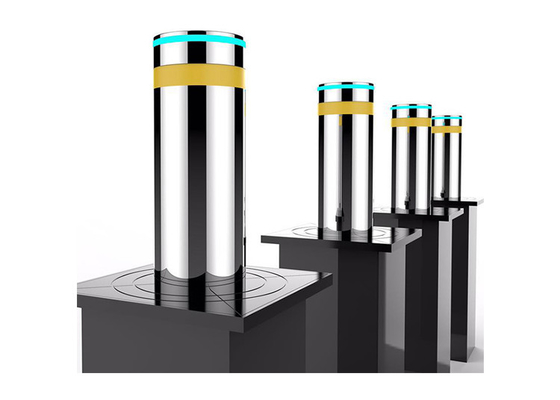 SUS304 MTBF 600mm উচ্চতা প্রত্যাহারযোগ্য রাস্তা Bollard 5 মিলিয়ন সময়