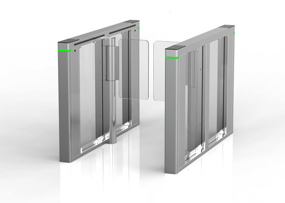 40W ডিসি বিএলডিসি মোটর উচ্চ নিরাপত্তা কোমর উচ্চতা SS304 অ্যাক্রিলিক স্পিড গেট টার্নস্টাইল গেট