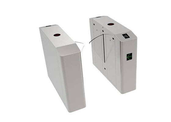 BLDC মোটর ফ্ল্যাপ গেট টার্নস্টাইল DC24V এক্রাইলিক ফিঙ্গারপ্রিন্ট দ্বিমুখী