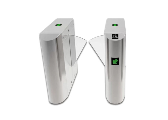ফিটনেস সেন্টারের জন্য সিই সার্টিফিকেটেড RFID কার্ড রিডার দ্বিমুখী ফ্ল্যাপ ব্যারিয়ার গেট