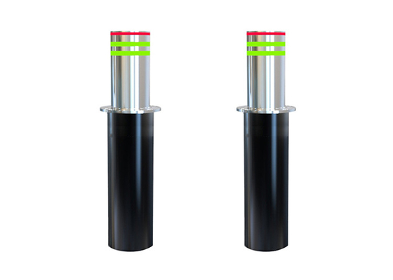হাইড্রোলিক স্বয়ংক্রিয় রাইজিং Bollards প্রত্যাহারযোগ্য ইস্পাত মাজা সমাপ্তি